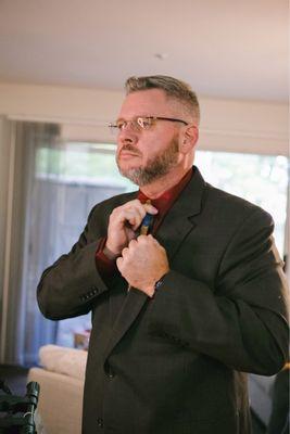 Father of the Groom, all set!!