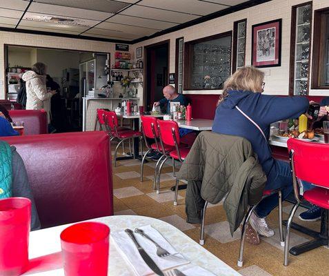 Interior of the restaurant