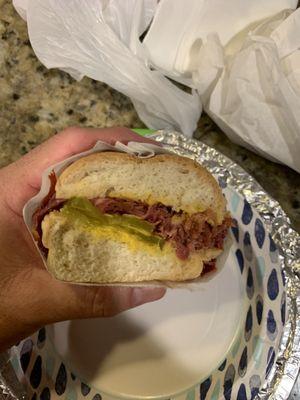 My $11.50 pastrami sandwich.