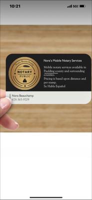 Nora's Mobile Notary Services