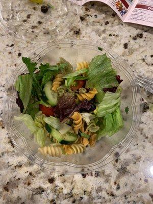 what is supposed to be the "pasta salad"
