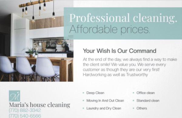 Marias House Cleaning