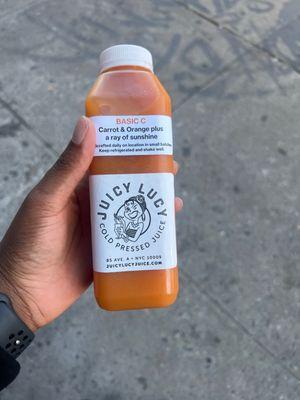 Carrot and orange juice