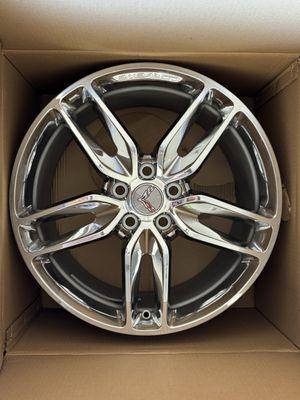 C7 corvette wheel fixed by Wheel Tek