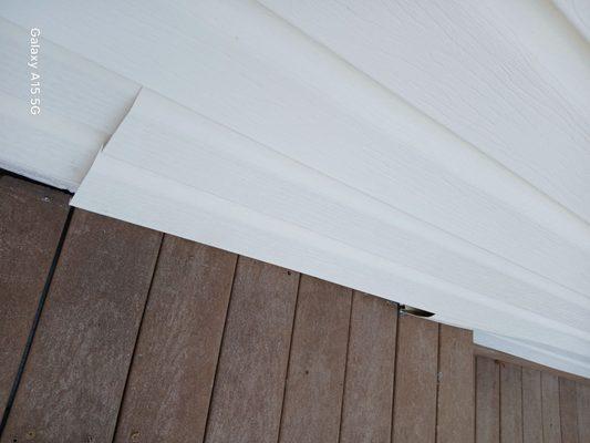 Repair siding