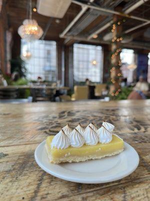 The lemon bar is absolutely delicious