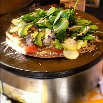 veggie buckwheat crepe