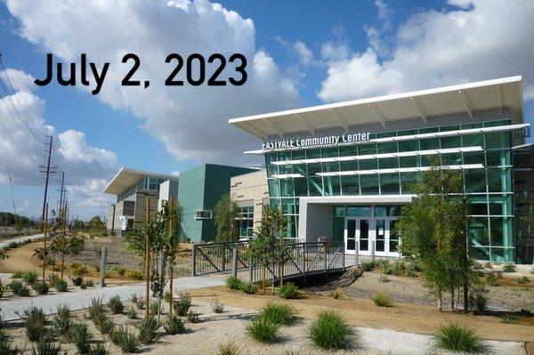 New Location July 2. Eastvale Community Center