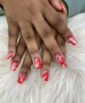 Full set, shellac, and design.