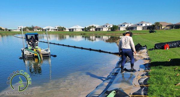 Lake shoreline erosion repair & restoration.