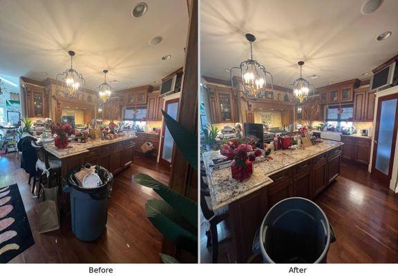 Before/After cleaning services