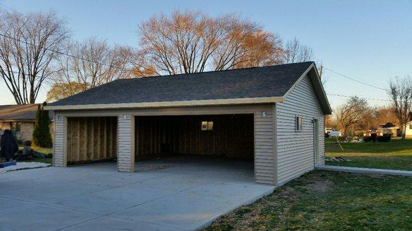 Brand new garage