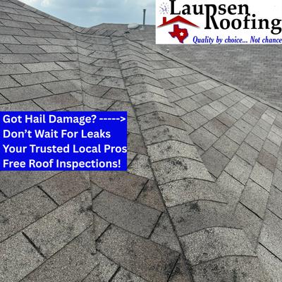 Recent hail damage in Georgetown, Texas.