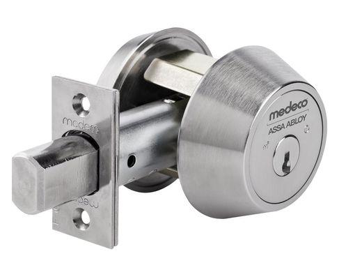Add a deadbolt for extra door security.