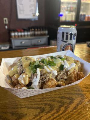 Loaded tater tots!