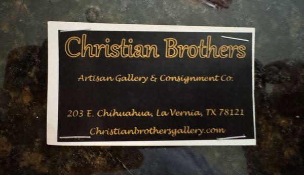Christian Brothers Artisan Gallery & Consignment