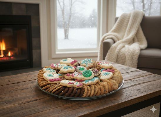 Cookie Winter Tray Small, Medium, Large & Extra Large