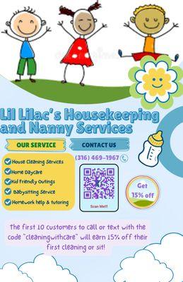 Lil Lilac’s Housekeeping and Nanny Services