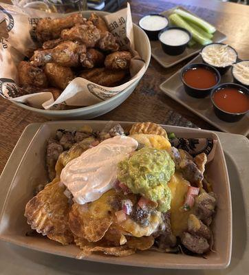 Not-Chos (Half Order) and 18 wings