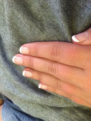 Gel manicure -lasts me at least two weeks without chipping and that's with digging in the garden on top of it!!