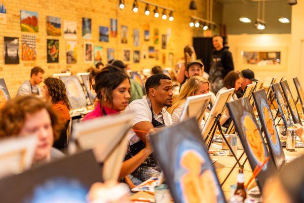 Saturday night vibes in the studio