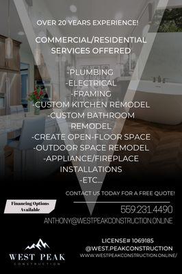 West Peak Construction