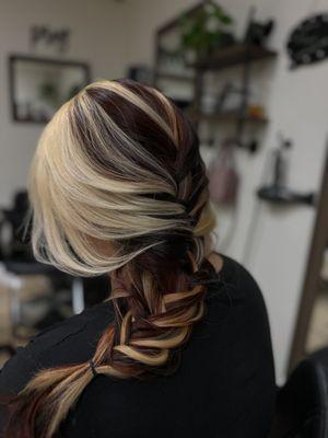 Calico color/ haircut