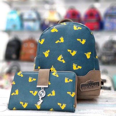 Loungefly Detective Pikachu Mini Backpack and matching wallet