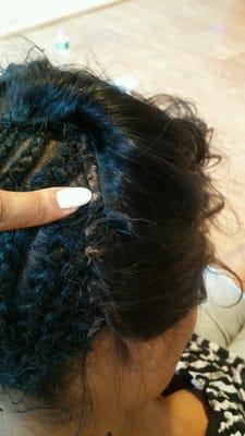Tracks laid over frontal
