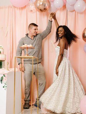 Ridgewood Hall is part of queenspartyhall.com and this is a beautiful couple celebrating their party at our venue.