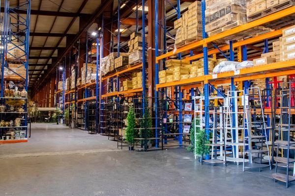 Faux plants and our beautiful shelving