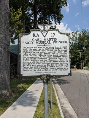 Karl Martin Historical Marker