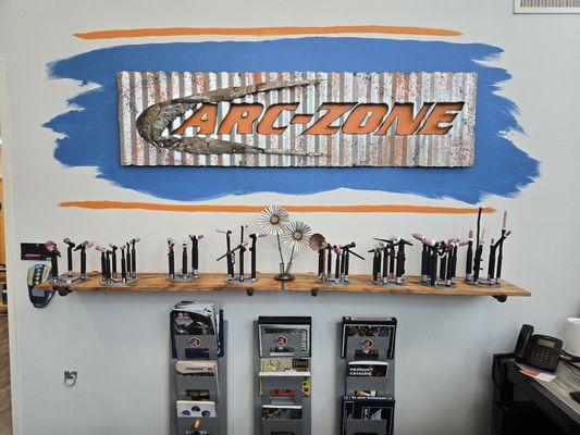 Customers can compare and test torch setups before buying parts or building their own custom torch.