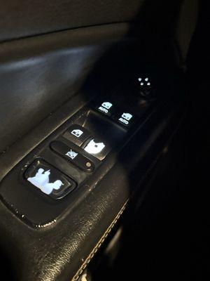 Damage to my window control switch