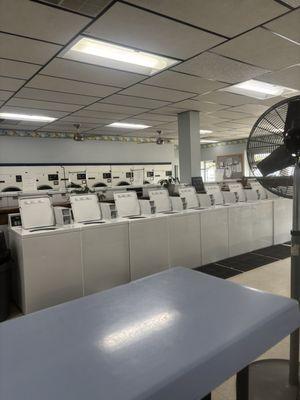 Clean machines in good working order.