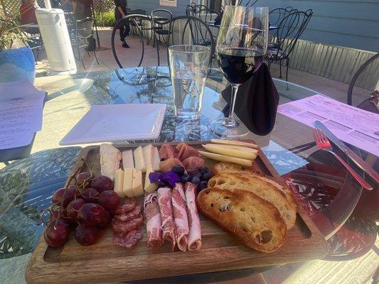 Charcuterie and cheese