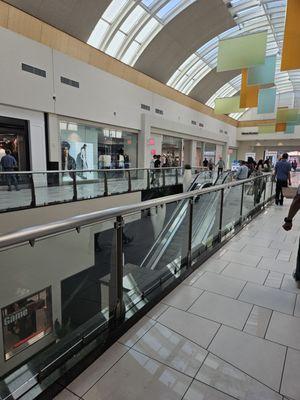 The view from the mall