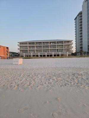 View of Sea Glass from the beach.