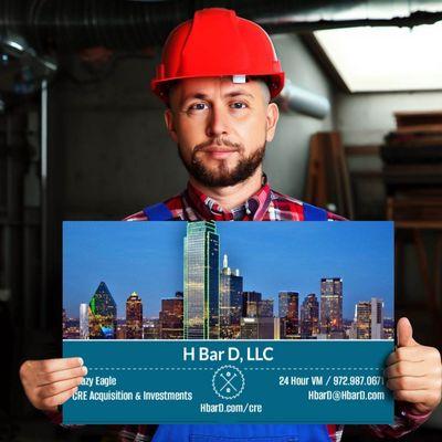 New venture business card. Commercial Real Estate Investors