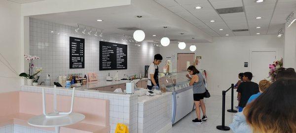 Inside of the store