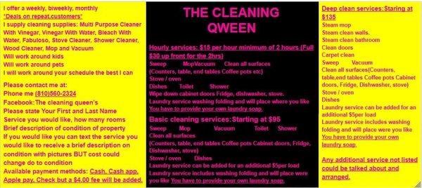 The Cleaning Qween