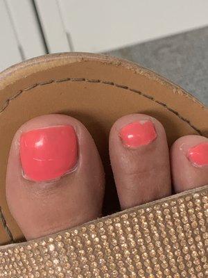 gel pedicure