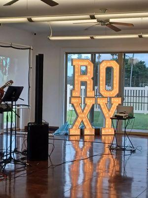 6/01/24 Up front where band was at with a dance area. White fence in background