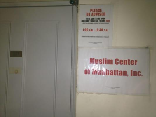 Hours of operation/ste #