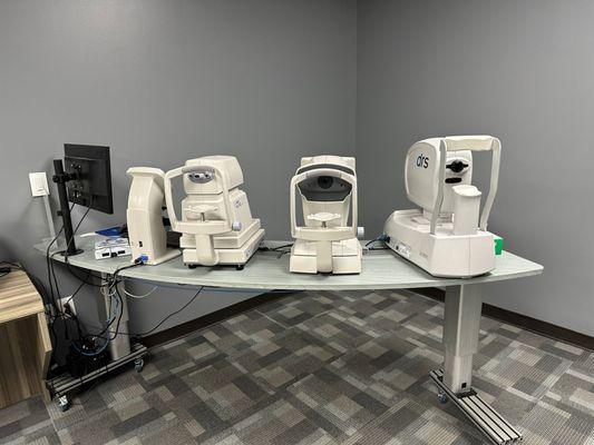 Eye Exam Equipment at Stanton Optical Store Conyers GA 30013