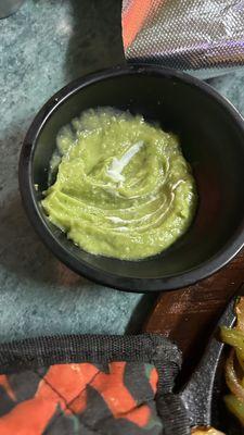 Guacamole (but I think it was store bought)