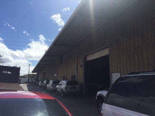 Parking limited but this is the warehouse