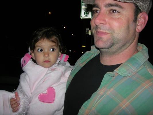 Todd with a princess poodle.