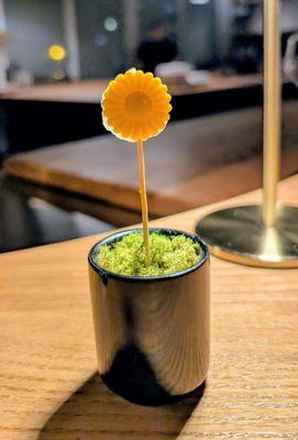 Rice + Carrot - koji 'rice cream', carrot + orange jelly