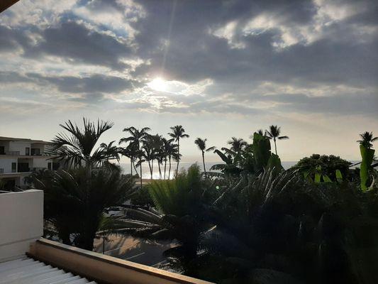 This is the view from the lanai and we weren't even in the "best" rooms. It was still great though!